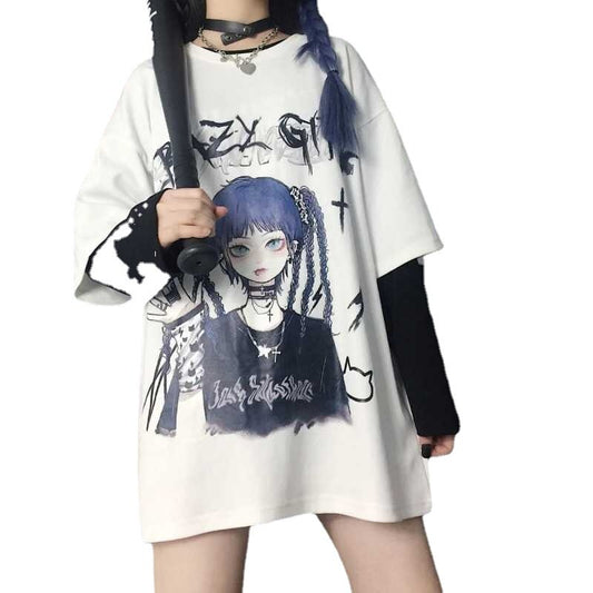E-Girl Anime Tee Harajuku Style