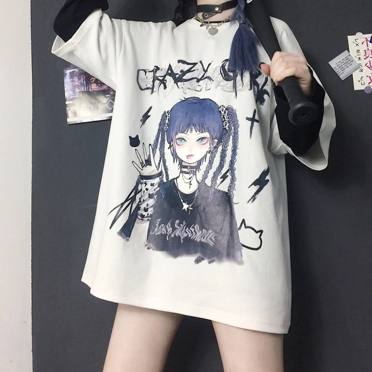 E-Girl Anime Tee Harajuku Style