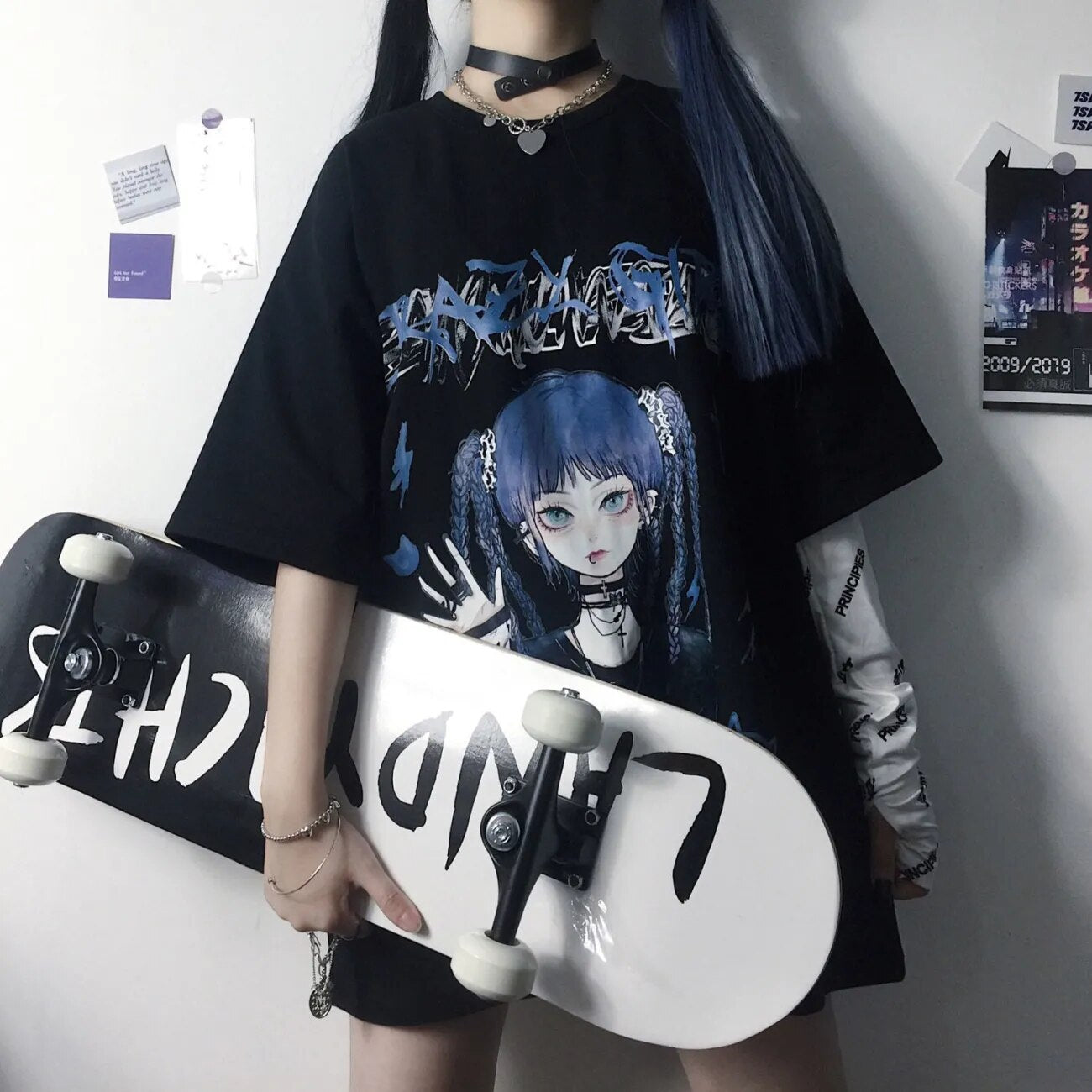 E-Girl Anime Tee Harajuku Style