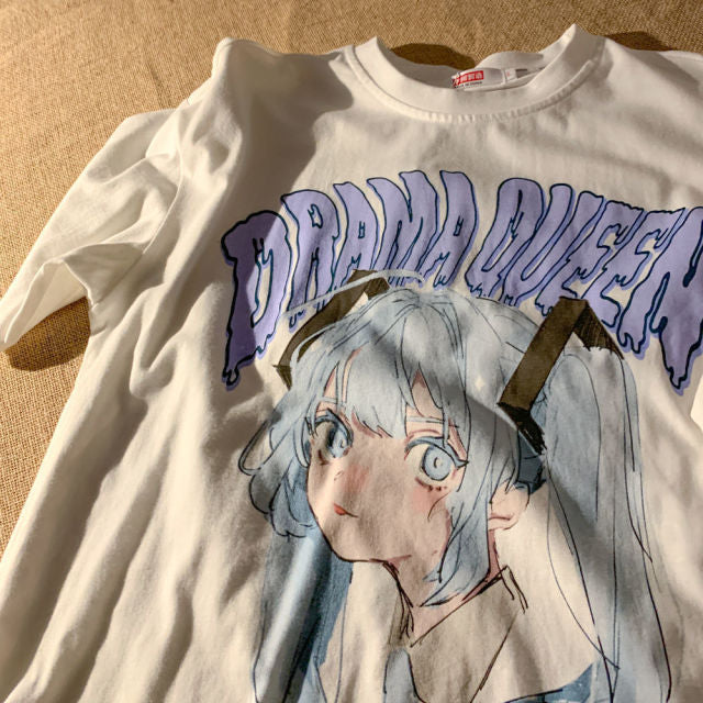 E-Girl Anime Girl Tee - Drama Queen