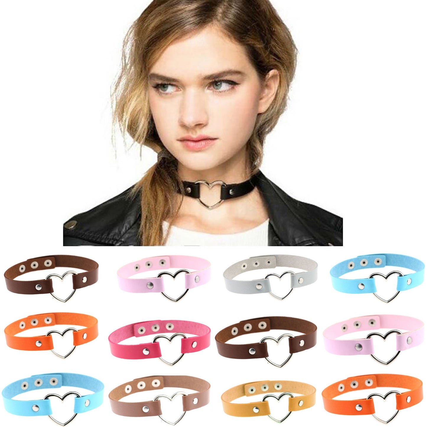 Favorite Heart Choker Necklace