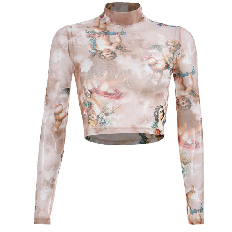 long sleeve angel top