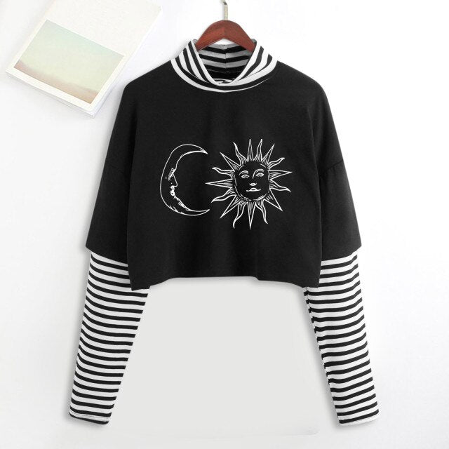 E-Girl Mystic Tarot Layered Top