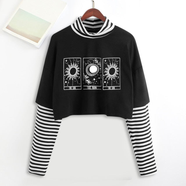 E-Girl Mystic Tarot Layered Top