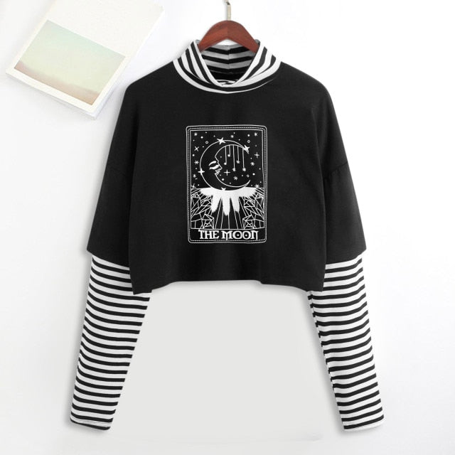 E-Girl Mystic Tarot Layered Top