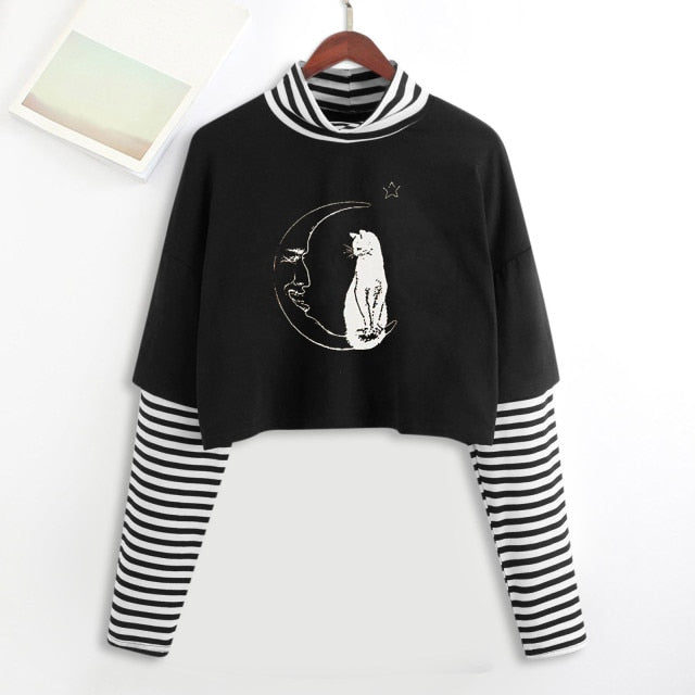 E-Girl Mystic Tarot Layered Top