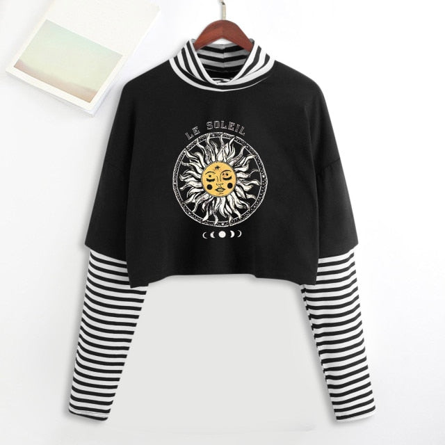 E-Girl Mystic Tarot Layered Top