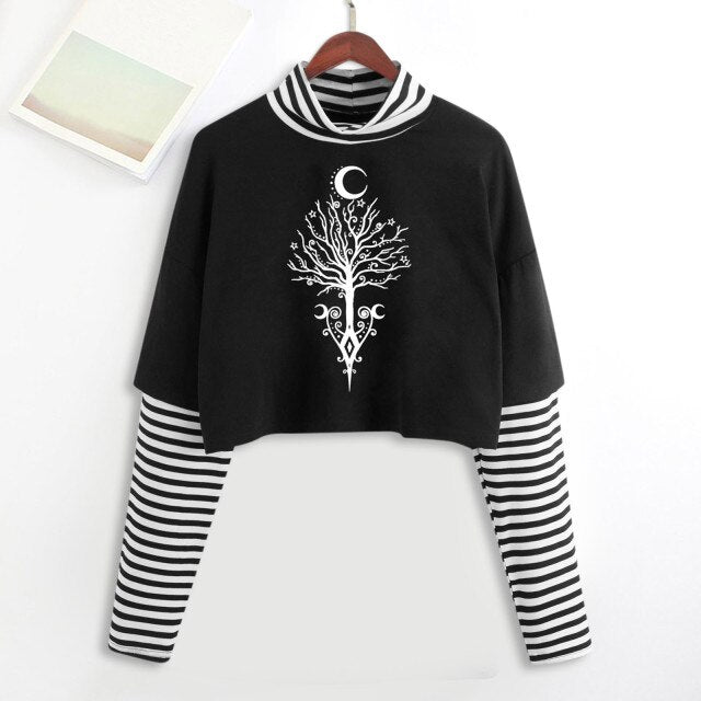 E-Girl Mystic Tarot Layered Top
