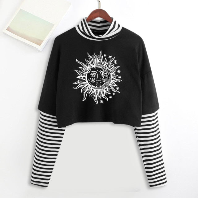 E-Girl Mystic Tarot Layered Top