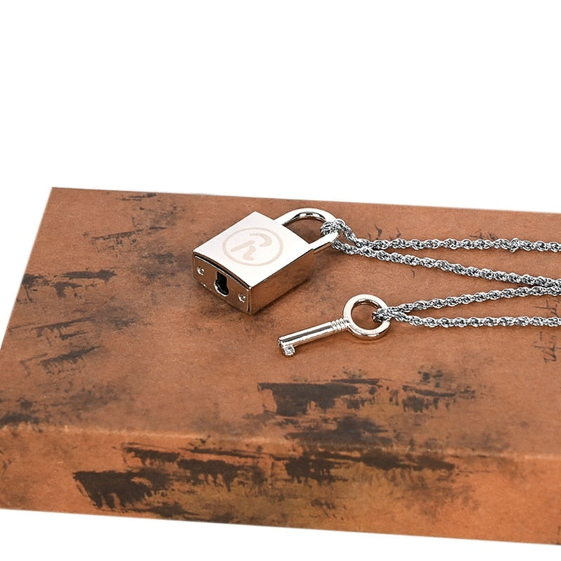 Nana Ren Padlock Necklace Jewelry Set