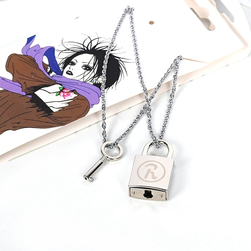 Nana Ren Padlock Necklace Jewelry Set