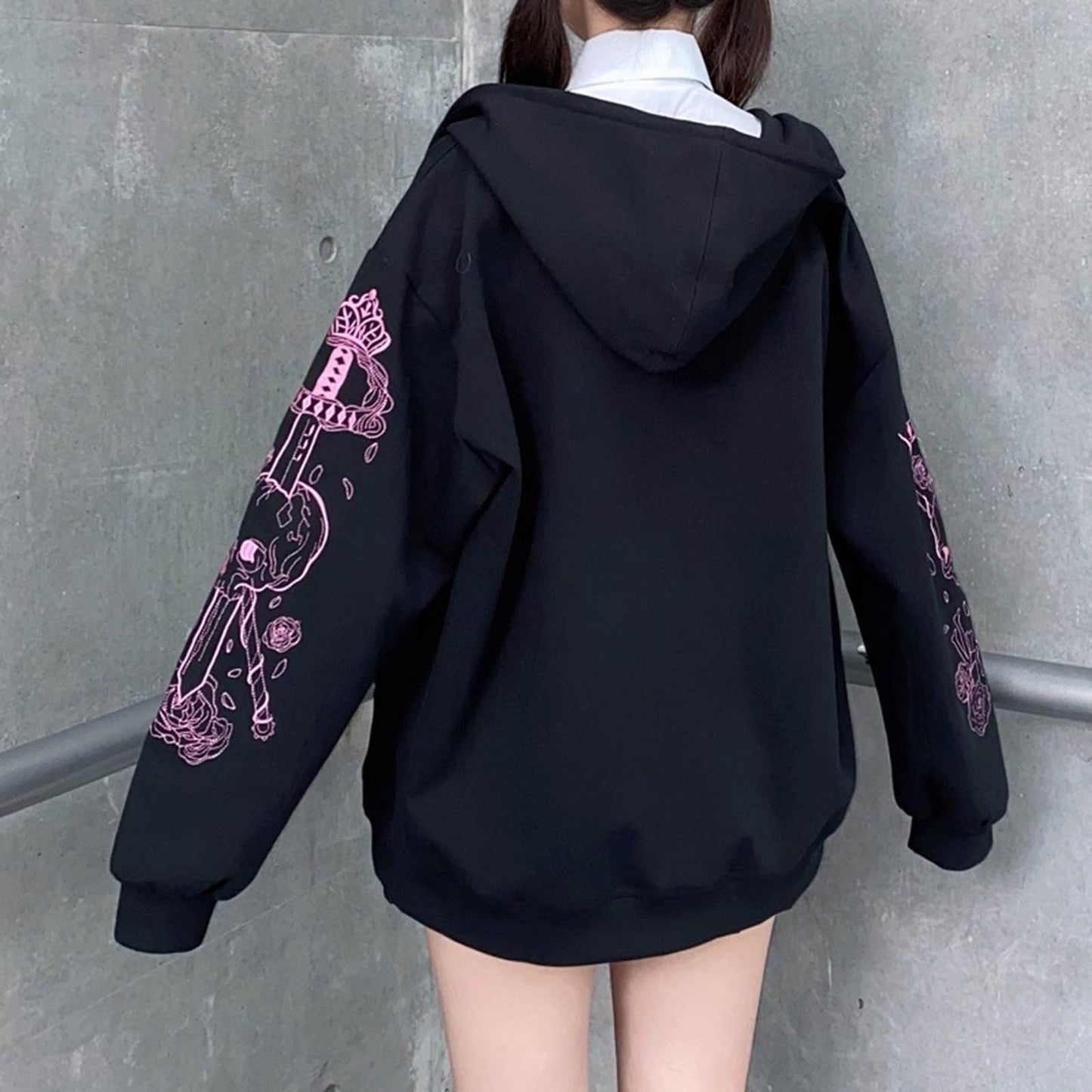 Tattoo Skull and Dagger Hoodie