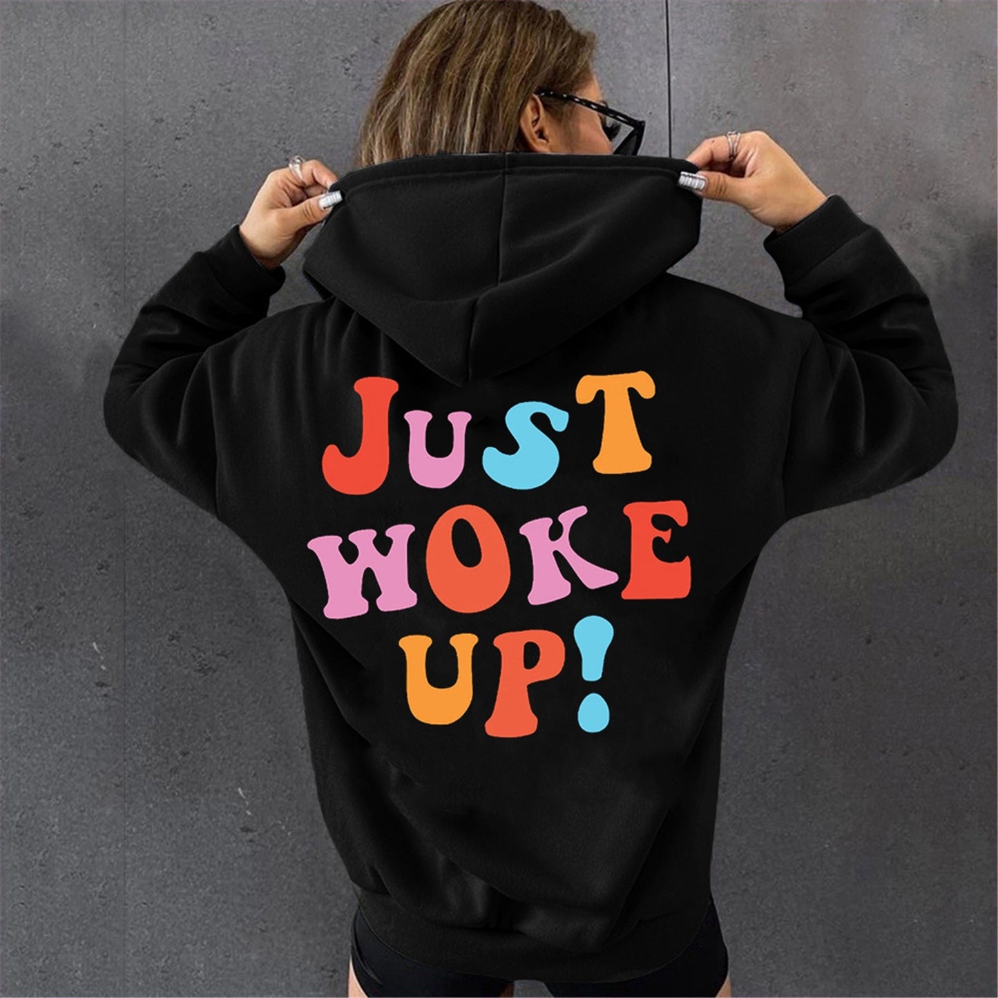 Tumblr Girl Just Woke Up Hoodie