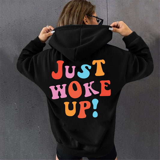 Tumblr Girl Just Woke Up Hoodie