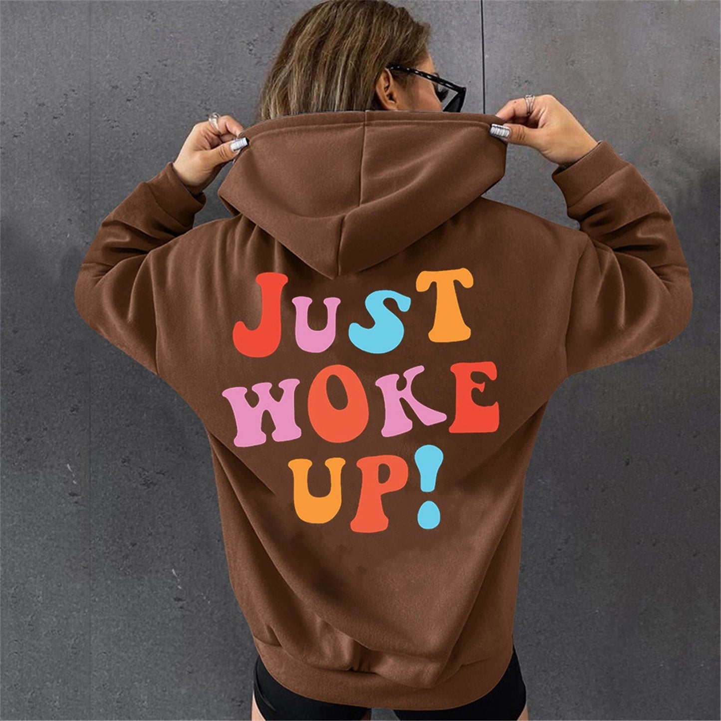 Tumblr Girl Just Woke Up Hoodie