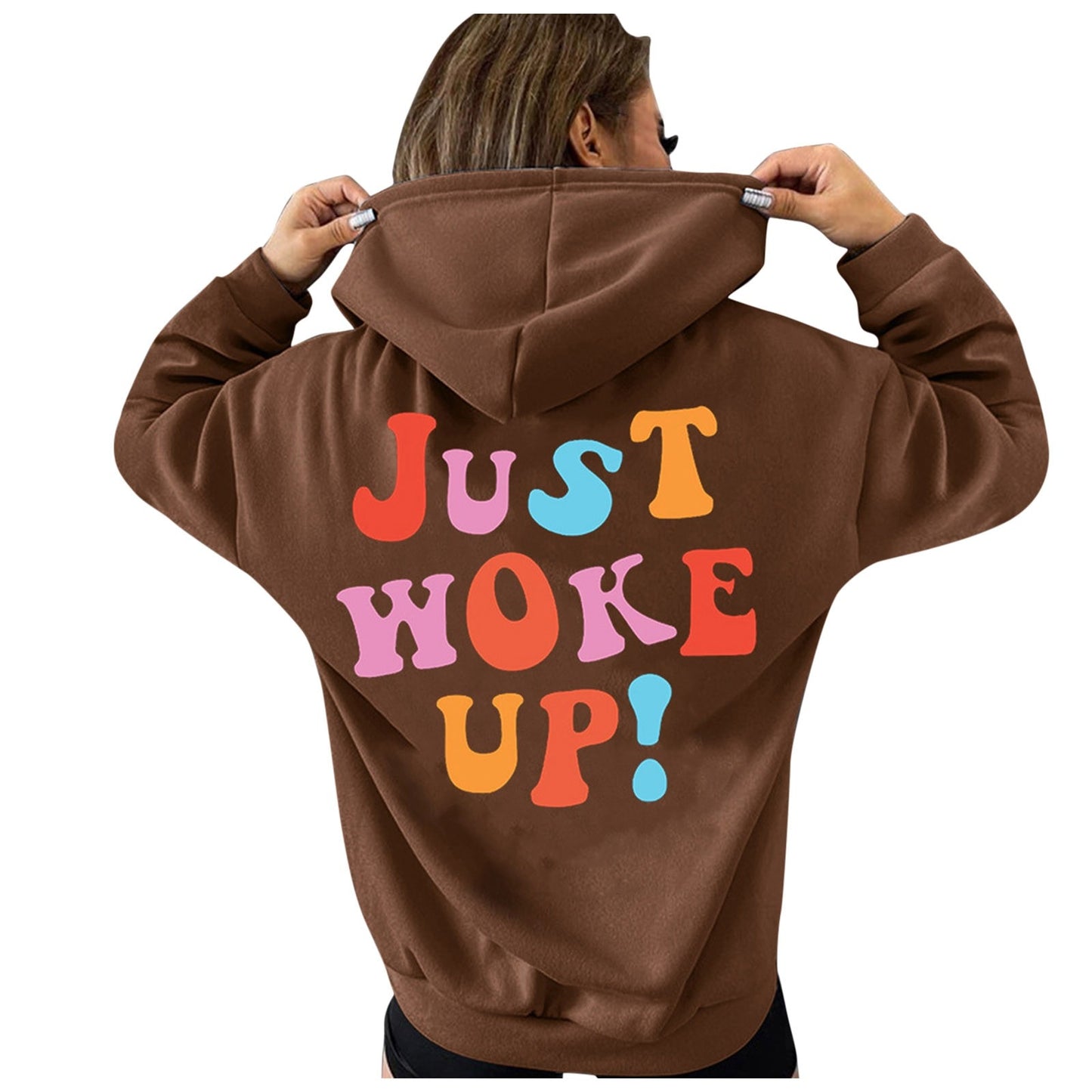 Tumblr Girl Just Woke Up Hoodie