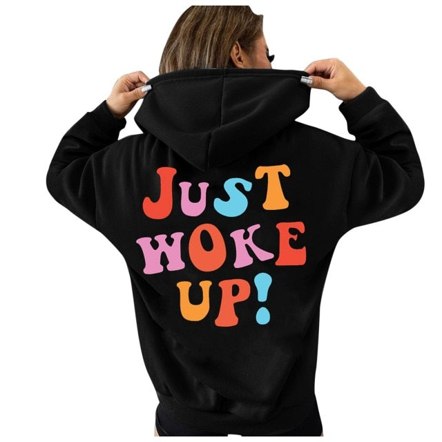 Tumblr Girl Just Woke Up Hoodie