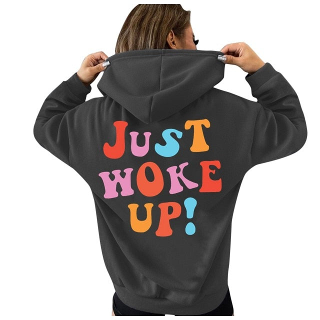 Tumblr Girl Just Woke Up Hoodie