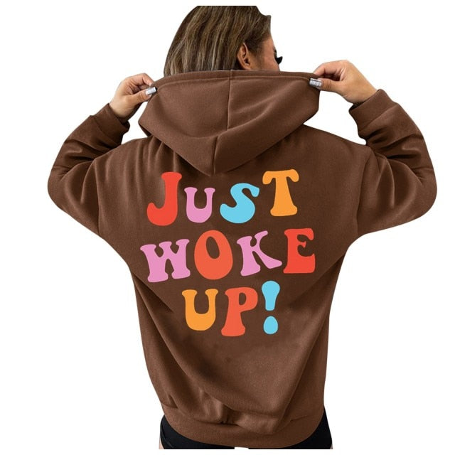 Tumblr Girl Just Woke Up Hoodie