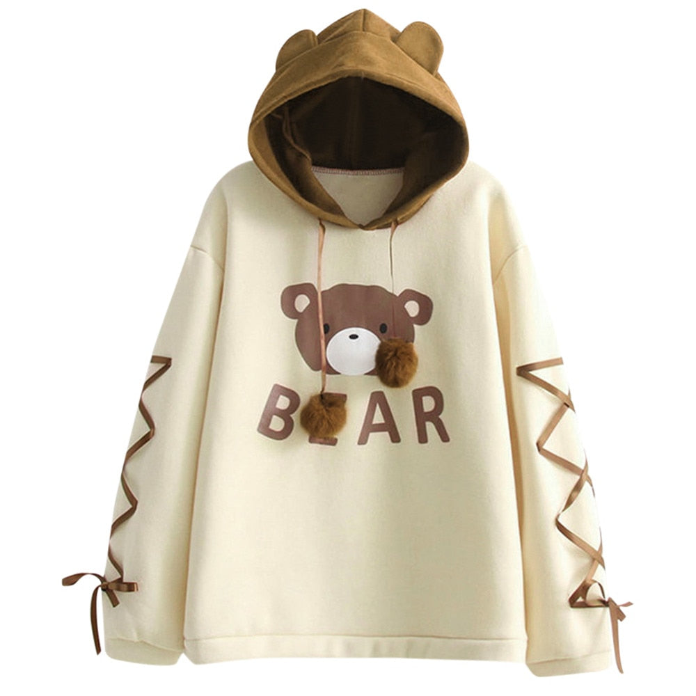 Kawaii Bear Hoodie