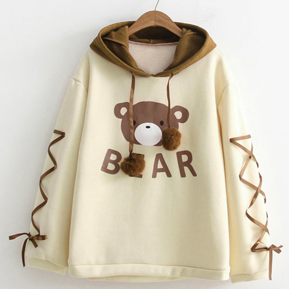 Kawaii Bear Hoodie