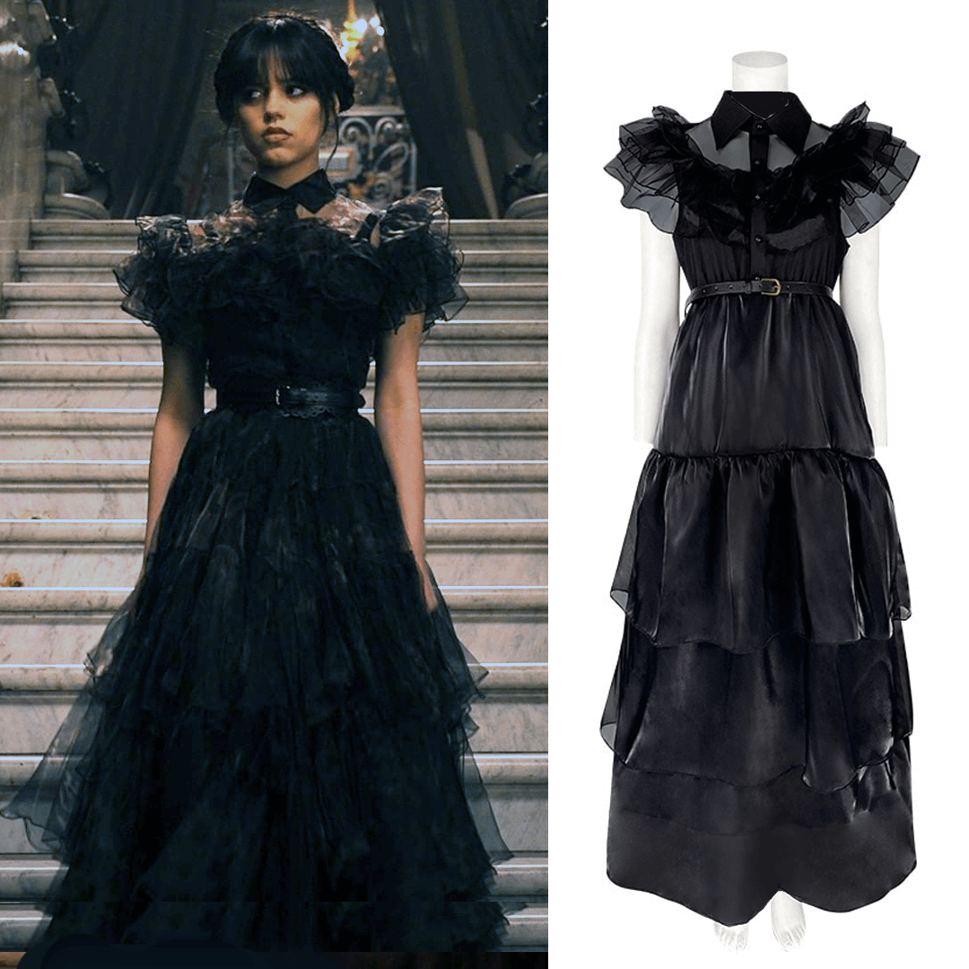 Wednesday Raven Dance Scene Dress