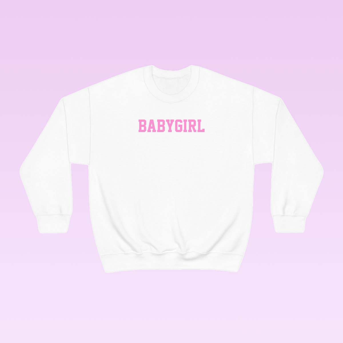 College Baby Girl Crewneck Sweatshirt