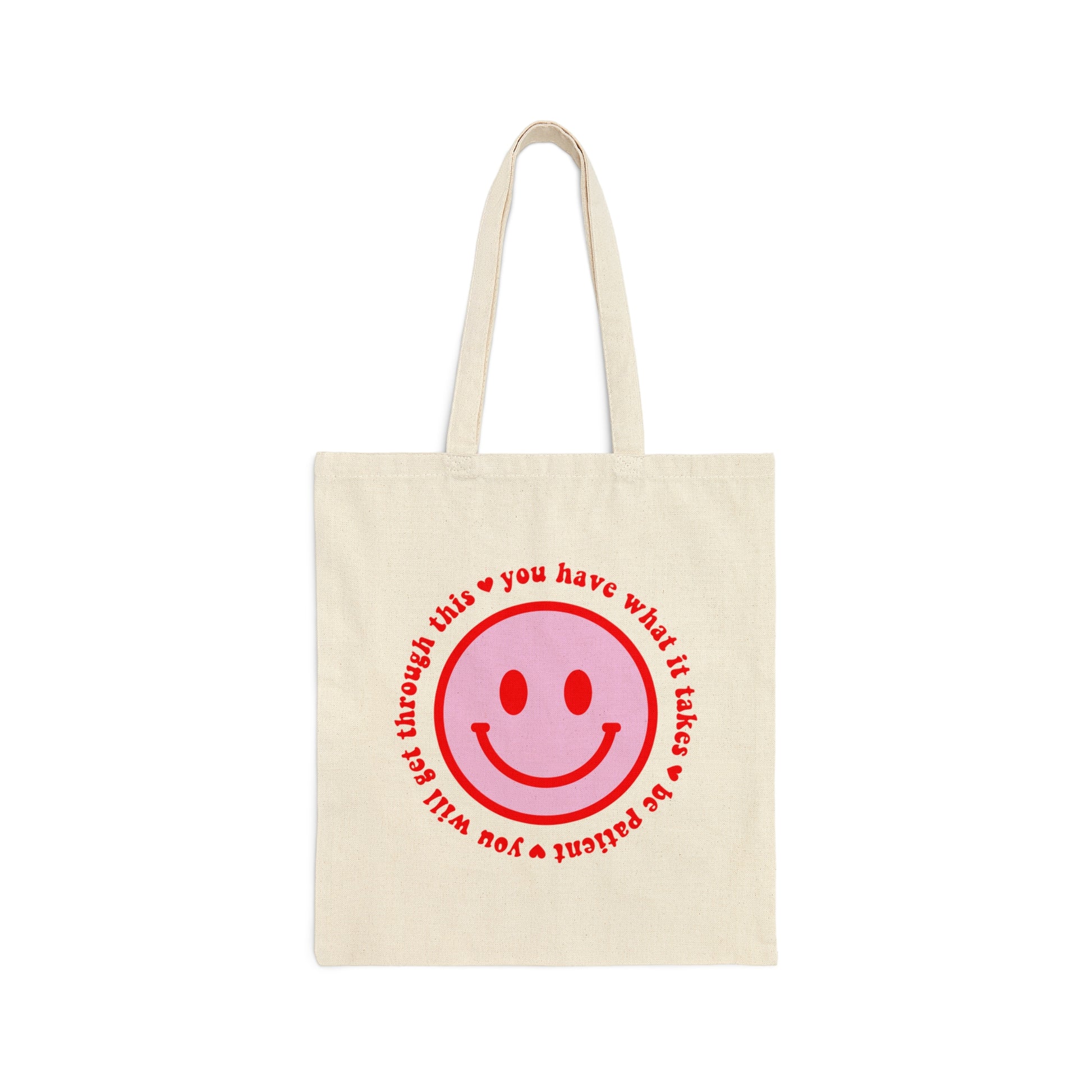 Pink Smiley - You Will Get Through This Y2K Tote Bag - Mental Health –  Aesthetics Boutique