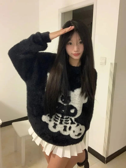 Skeleton Kuromi Sweater