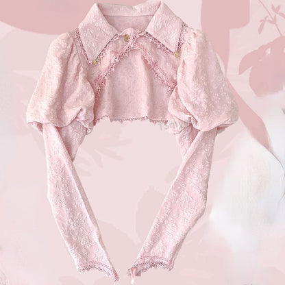 Soft Pink Sweet Lolita Skirt Set