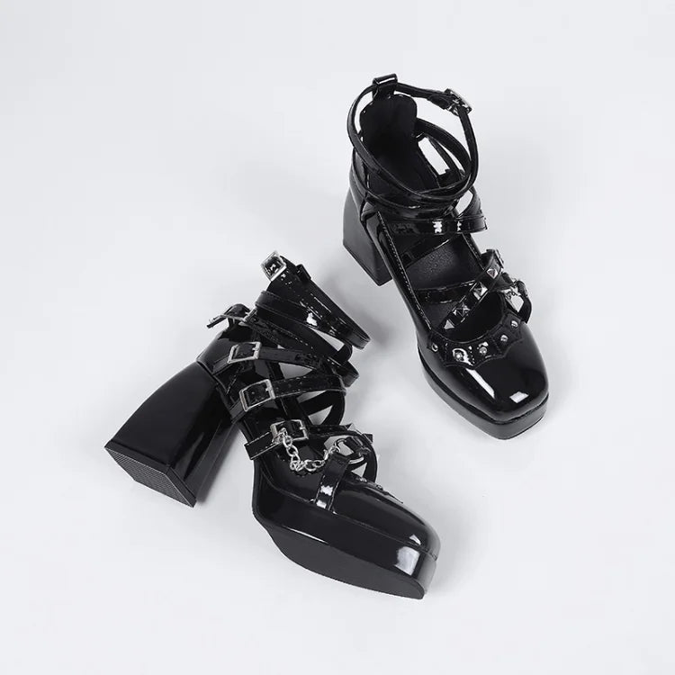 Vampire Aesthetic Goth Shoes