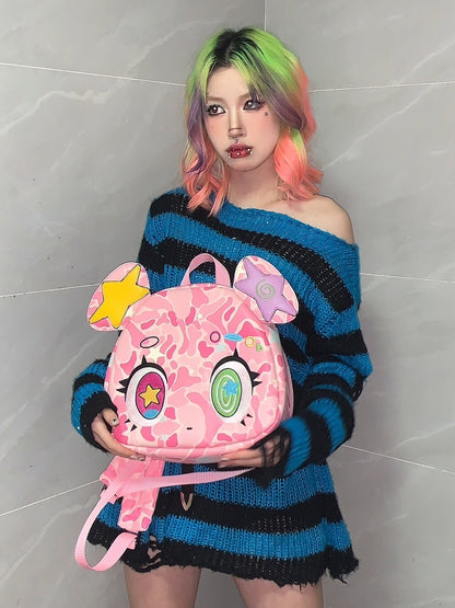Harajuku Pink Bear Backpack