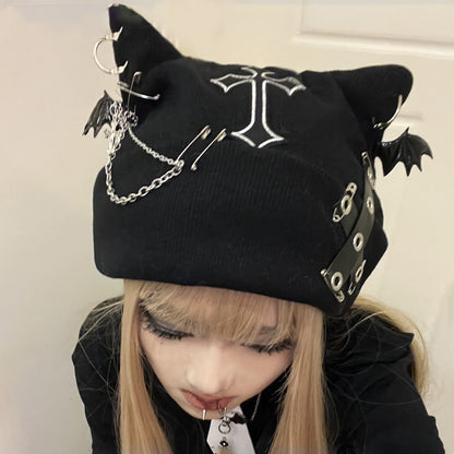 Visual Kei Cat Ear Beanie Hat