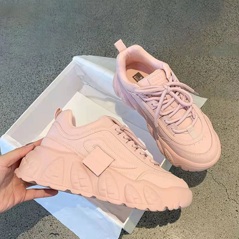 Pastel Pink Chunky Sneakers