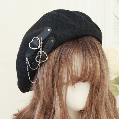 Beret Lolita Sweet Girl Heart Hat