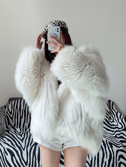 Best Aesthetic Clothes - Soft Girl Y2K Faux Fur Jacket