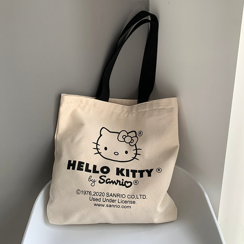 Sanrio Hello Kitty Plush Bag Kawaii Kuromi My Melody Cute Cartoon Anime  Handbag Cinnamoroll Storage Tote Bags Women Girl Gifts - AliExpress