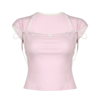 Pretty Coquette Top Pink