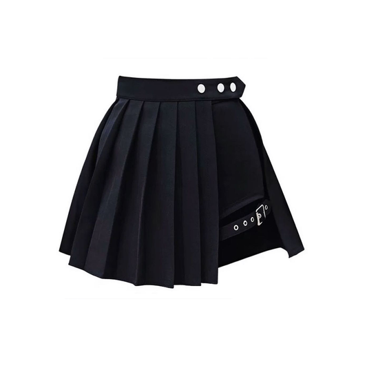 Harajuku Punk Gothic Black Mini Skirt
