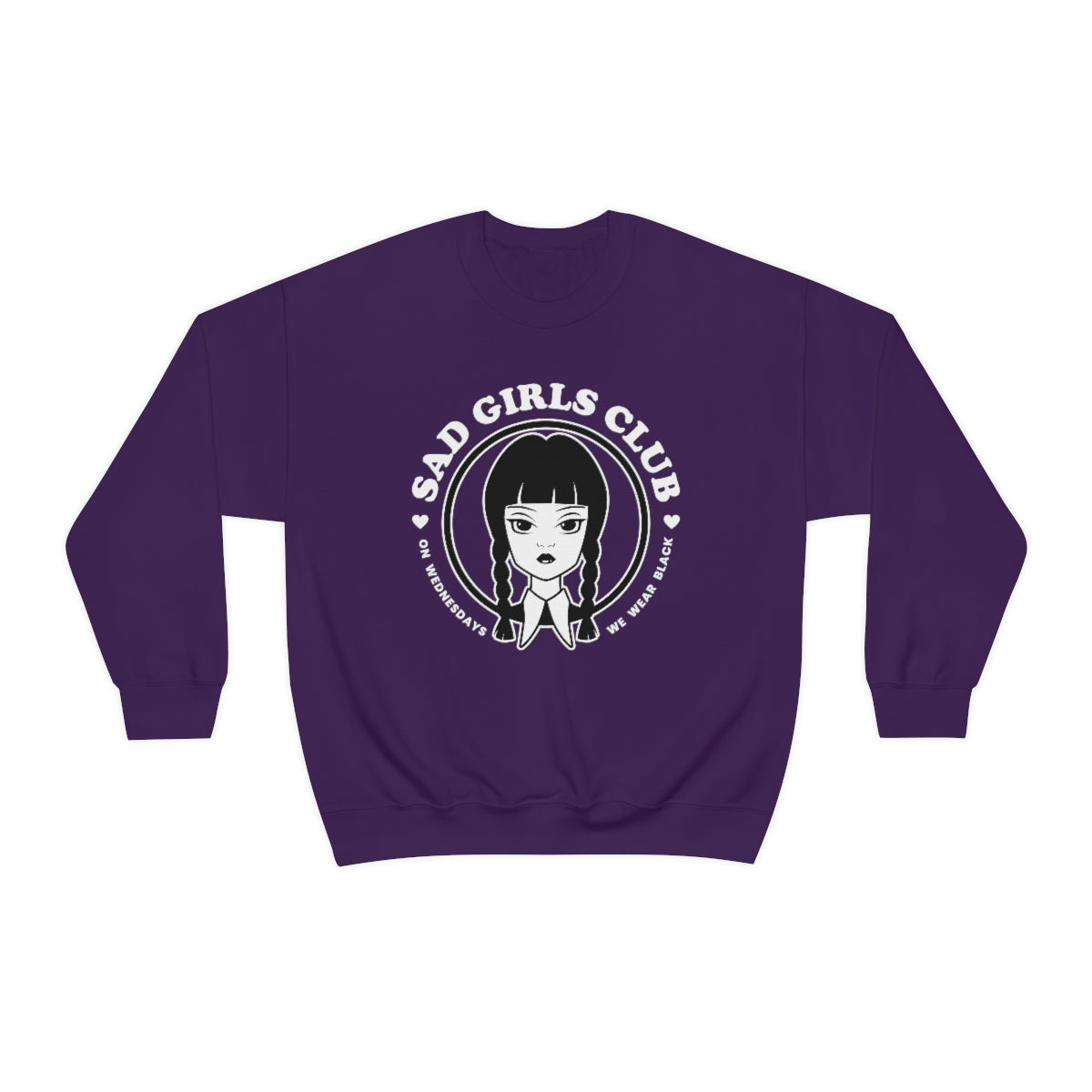 Wednesday Addams Sad Girls Club Sweatshirt