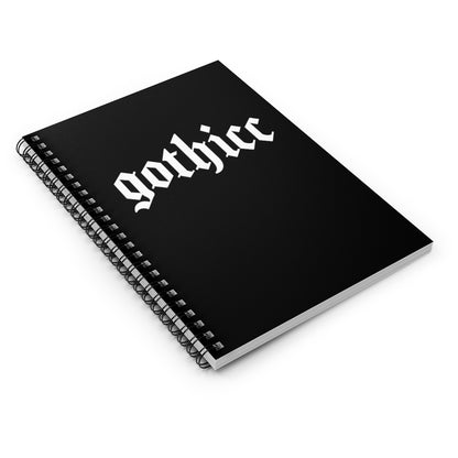 Gothicc Spiral Notebook