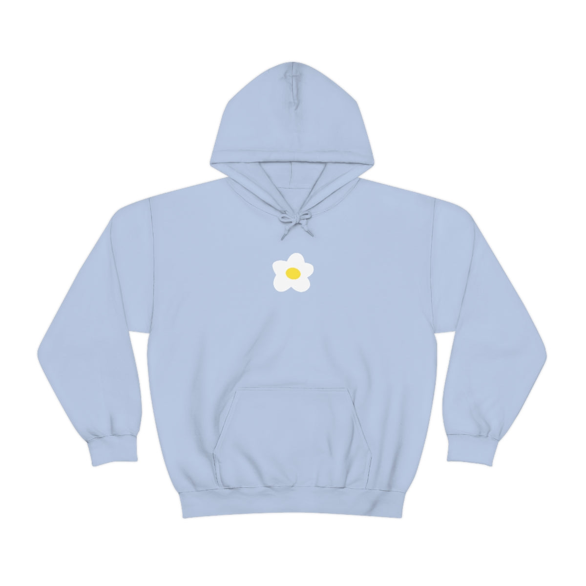 Blue flower online hoodie