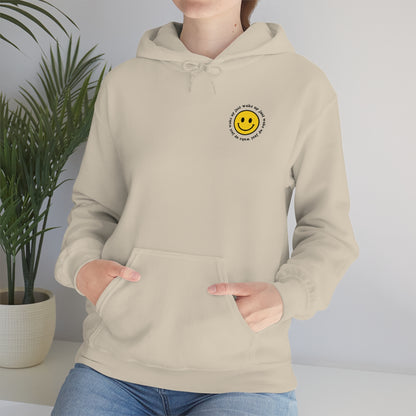 Y2K Smiley Just Woke Up Hoodie Sweatshirt