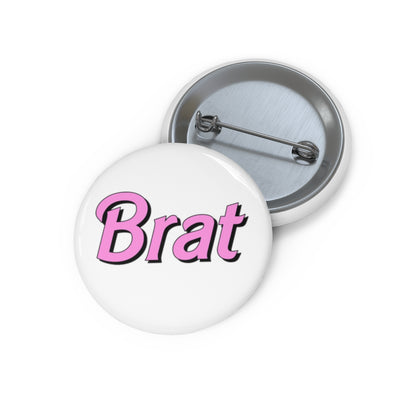 Y2K Barbie Brat Pin Button