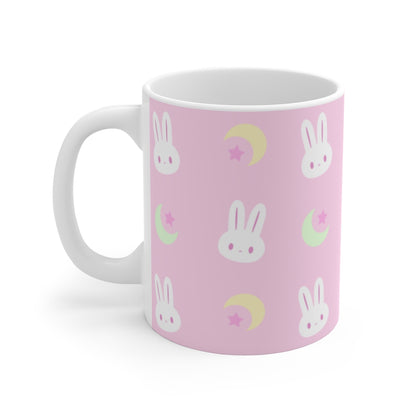Pink Sailor Moon Bunny Coffee Mug