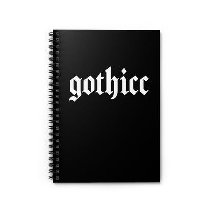 Gothicc Spiral Notebook