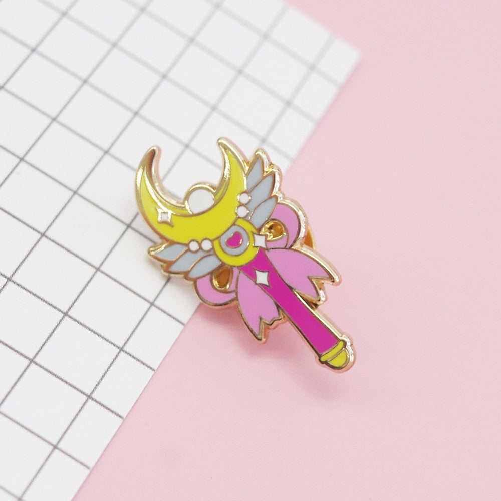 Sailor Moon Magic Wand Enamel Pin