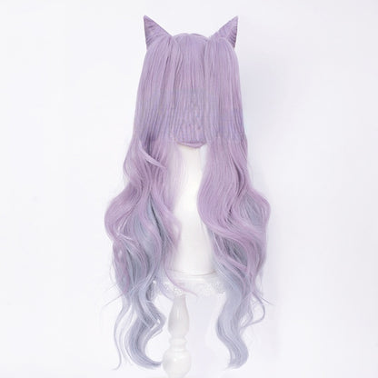 Purple Wig Genshin Impact Keqing Cosplay