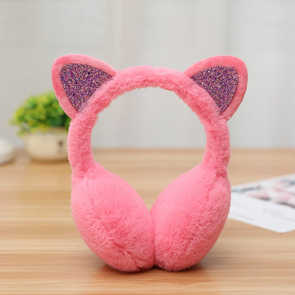 Kawaii Lovely Fur Cat Ears Earmuffs