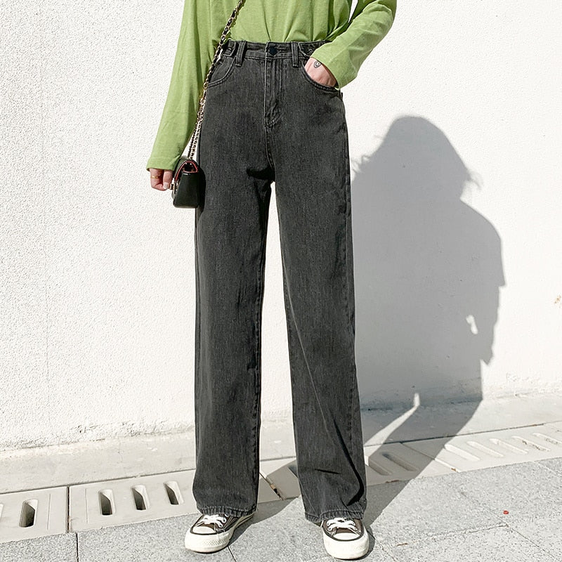 Women's Y2K Baggy Jeans, High Waist Long Pants Harajuku Street Trousers :  : Everything Else